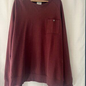LL Bean • Burgandy Crewneck Sweater | XXXL